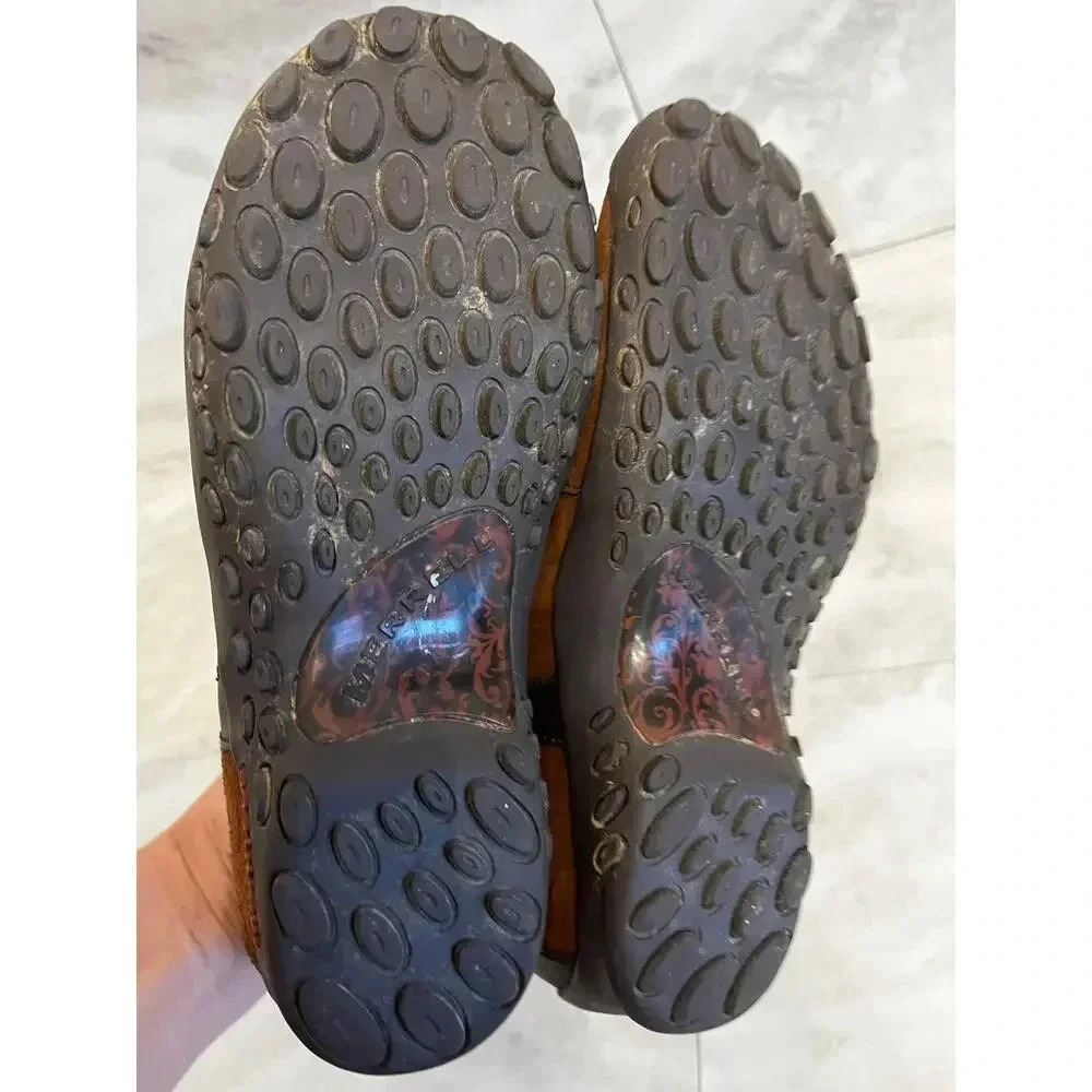 Merrell Plaza Strap Size 7 Mary Jane Shoes Arch Support Dark Spice Suede - Picture 6 of 7